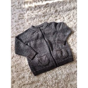 Ann Taylor LOFT knit zippered cardigan